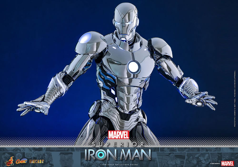 Marvel figurine Comic Masterpiece Diecast 1/6 Superior Iron Man 32 cm