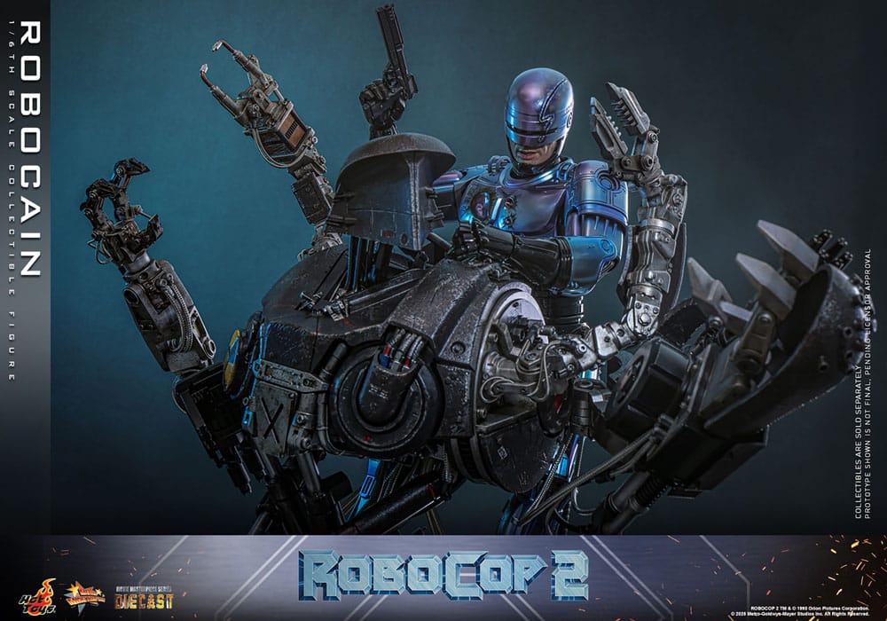 RoboCop 2 Movie Masterpiece Diecast 1/6 RoboCain 40 cm