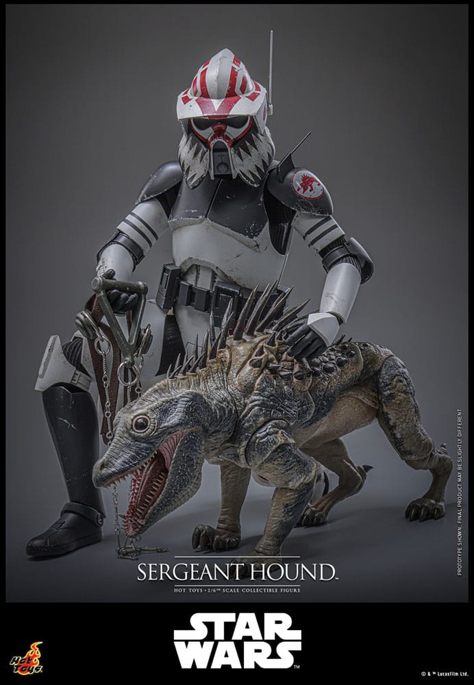 Star Wars: The Clone Wars figurine 1/6 Sergeant Hound 30 cm