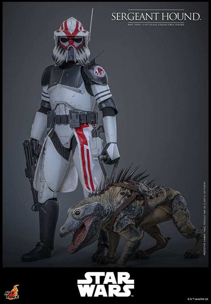 Star Wars: The Clone Wars figurine 1/6 Sergeant Hound 30 cm