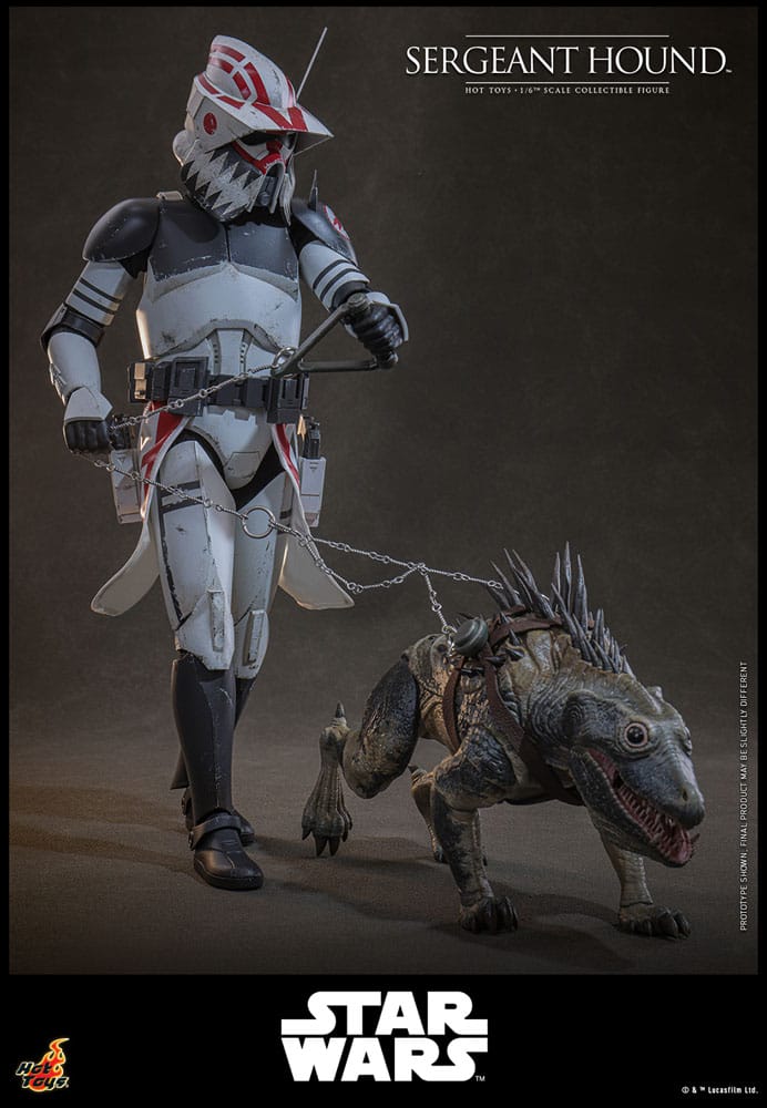 Star Wars: The Clone Wars figurine 1/6 Sergeant Hound 30 cm
