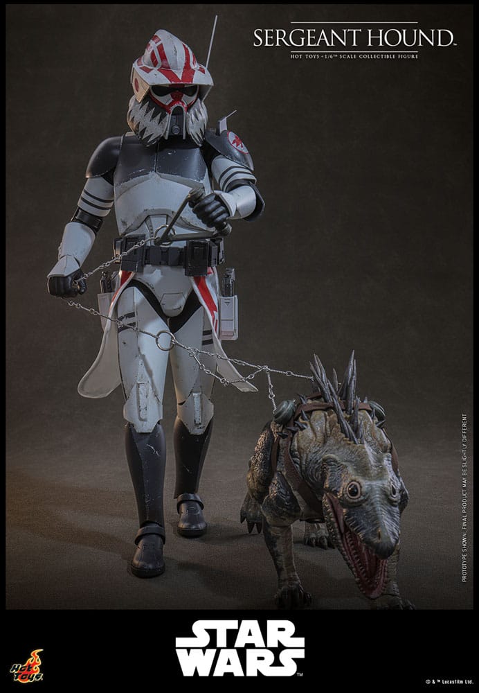 Star Wars: The Clone Wars figurine 1/6 Sergeant Hound 30 cm