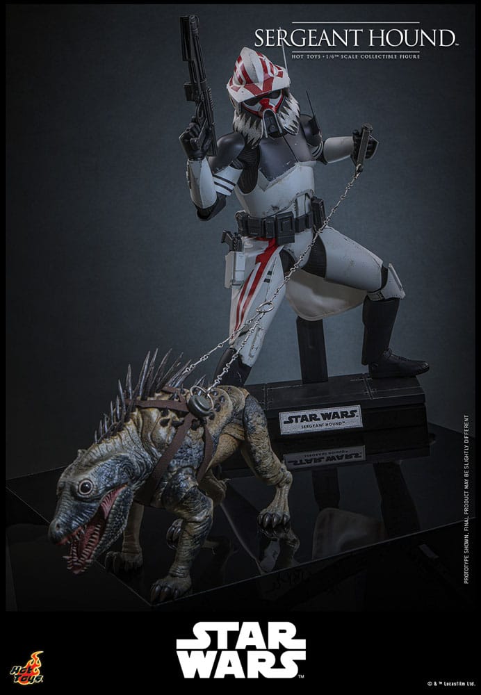 Star Wars: The Clone Wars figurine 1/6 Sergeant Hound 30 cm