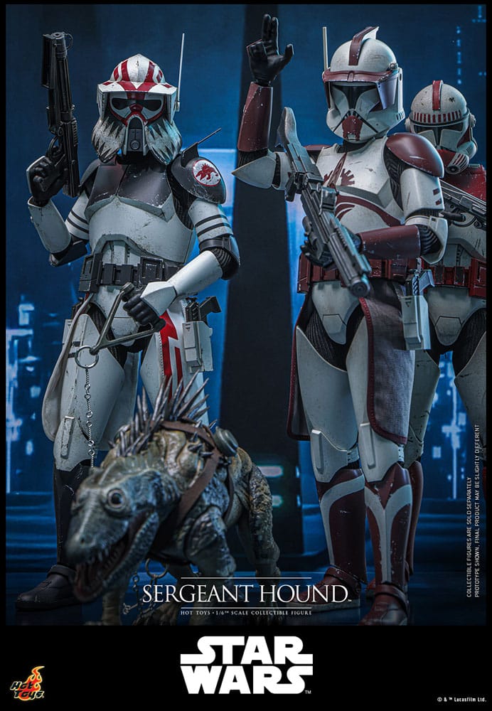 Star Wars: The Clone Wars figurine 1/6 Sergeant Hound 30 cm