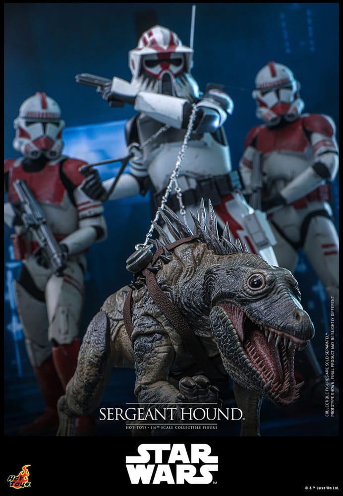 Star Wars: The Clone Wars figurine 1/6 Sergeant Hound 30 cm
