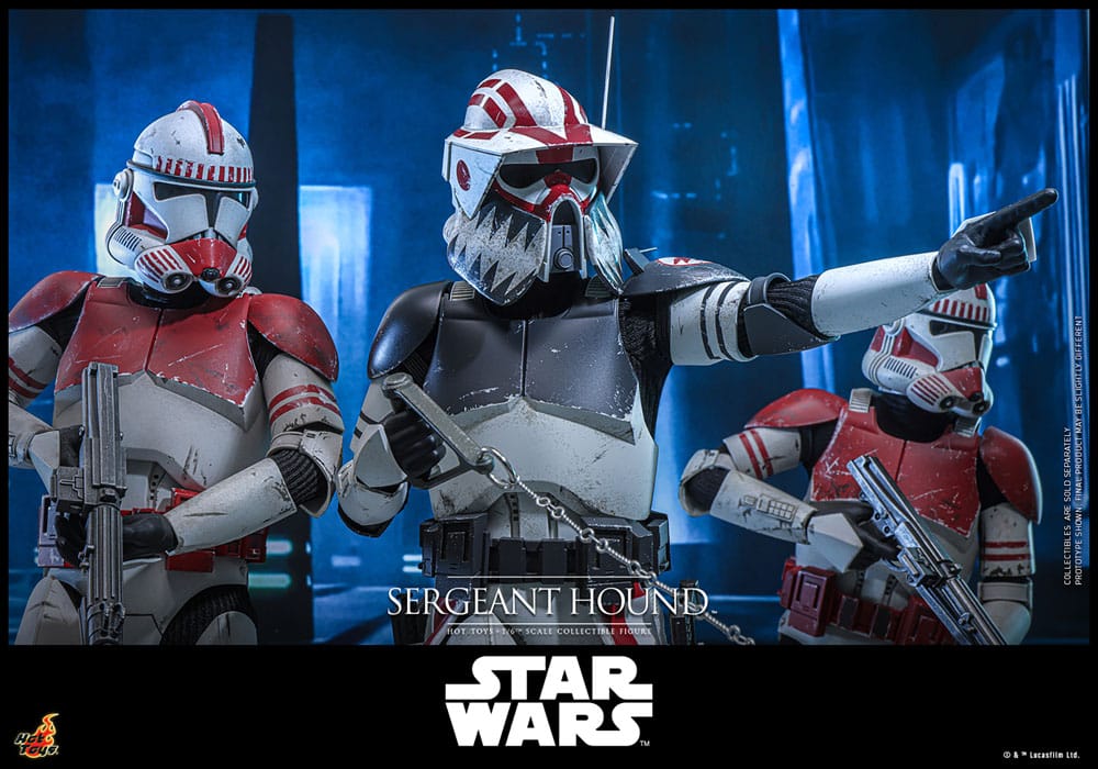 Star Wars: The Clone Wars figurine 1/6 Sergeant Hound 30 cm