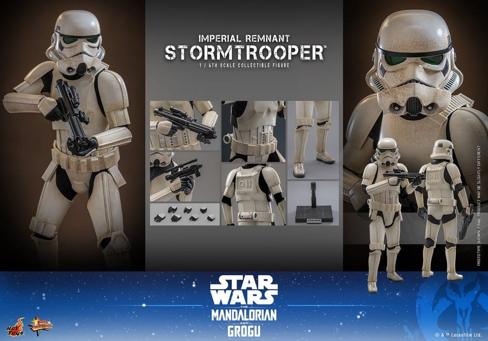 Star Wars: The Mandalorian & Grogu Movie Masterpiece figurine 1/6 Imperial Remnant Stormtrooper 30 cm