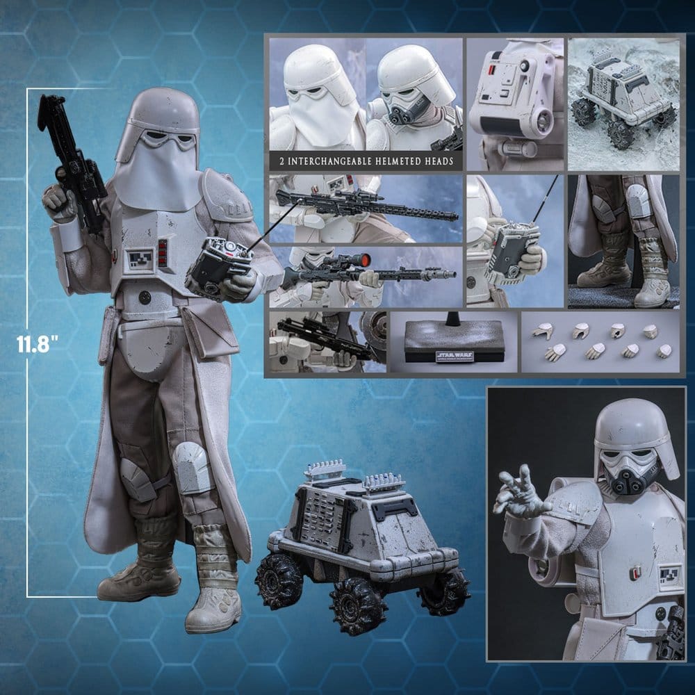 Star Wars: The Mandalorian & Grogu Movie Masterpiece figurine 1/6 Imperial Remnant Snowtrooper 30 cm