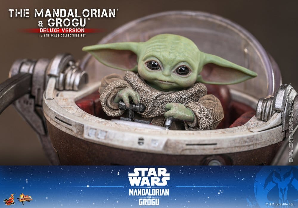 Star Wars: The Mandalorian & Grogu Movie Masterpiece figurine 1/6 The Mandalorian and Grogu (Deluxe Version) 31 cm