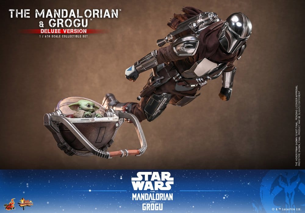Star Wars: The Mandalorian & Grogu Movie Masterpiece figurine 1/6 The Mandalorian and Grogu (Deluxe Version) 31 cm