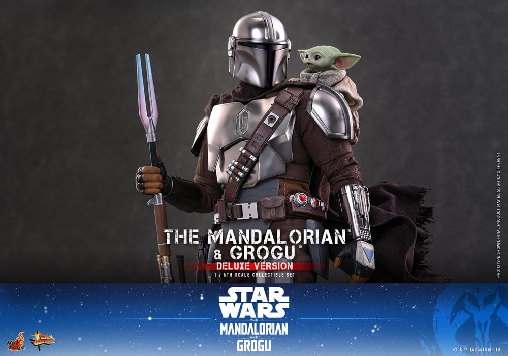 Star Wars: The Mandalorian & Grogu Movie Masterpiece figurine 1/6 The Mandalorian and Grogu (Deluxe Version) 31 cm