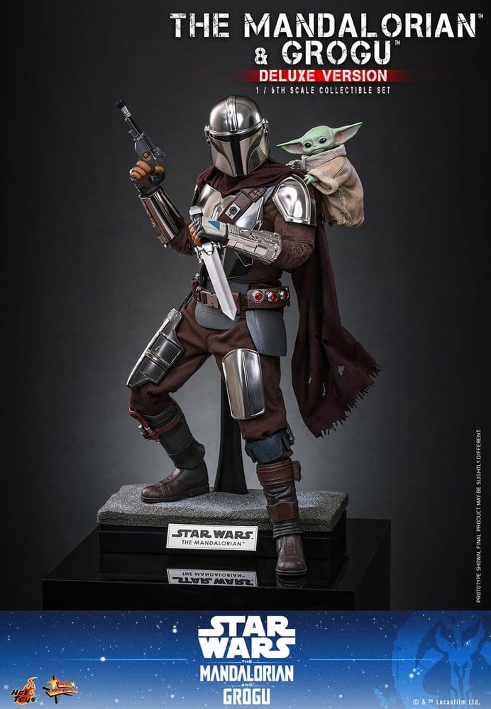 Star Wars: The Mandalorian & Grogu Movie Masterpiece figurine 1/6 The Mandalorian and Grogu (Deluxe Version) 31 cm