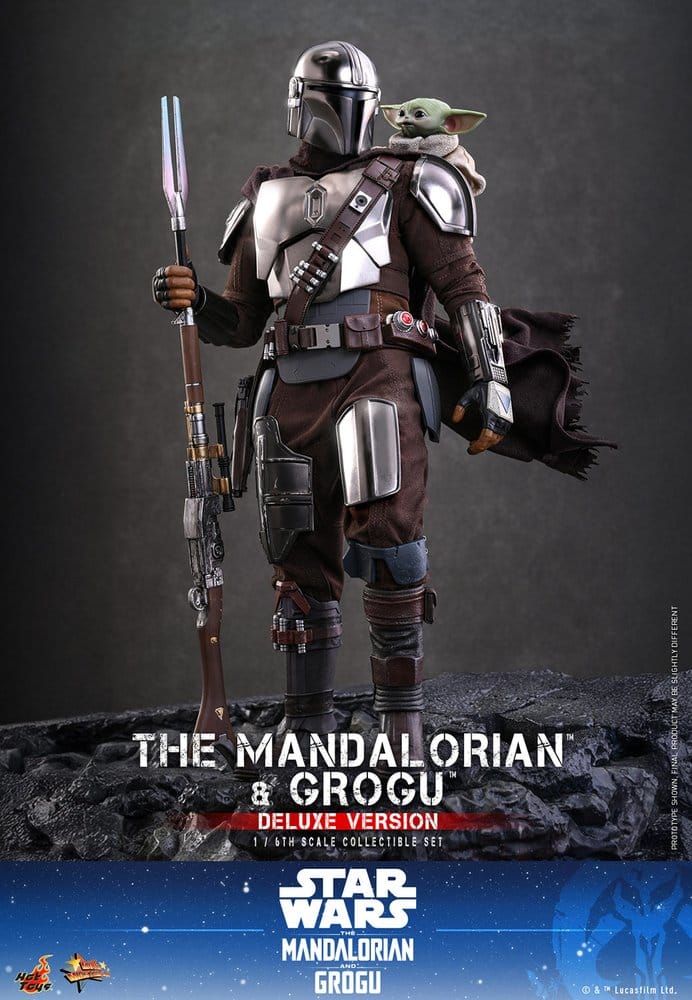 Star Wars: The Mandalorian & Grogu Movie Masterpiece figurine 1/6 The Mandalorian and Grogu (Deluxe Version) 31 cm