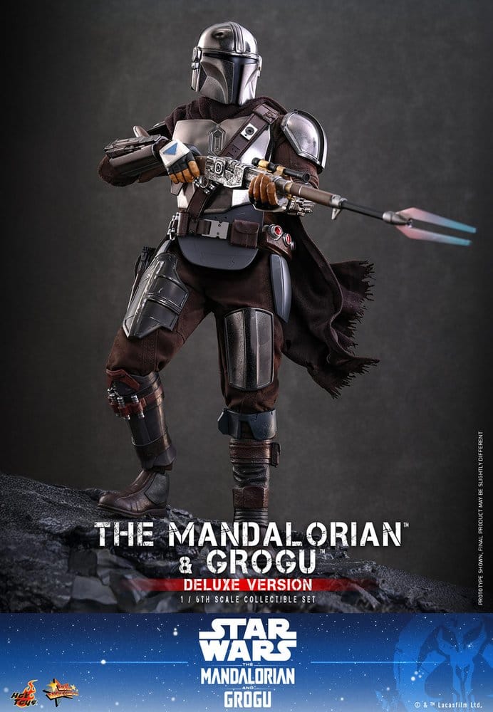 Star Wars: The Mandalorian & Grogu Movie Masterpiece figurine 1/6 The Mandalorian and Grogu (Deluxe Version) 31 cm