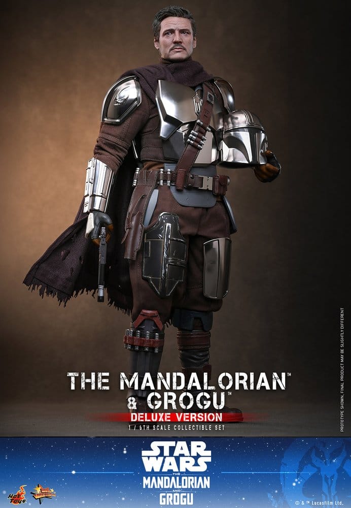 Star Wars: The Mandalorian & Grogu Movie Masterpiece figurine 1/6 The Mandalorian and Grogu (Deluxe Version) 31 cm
