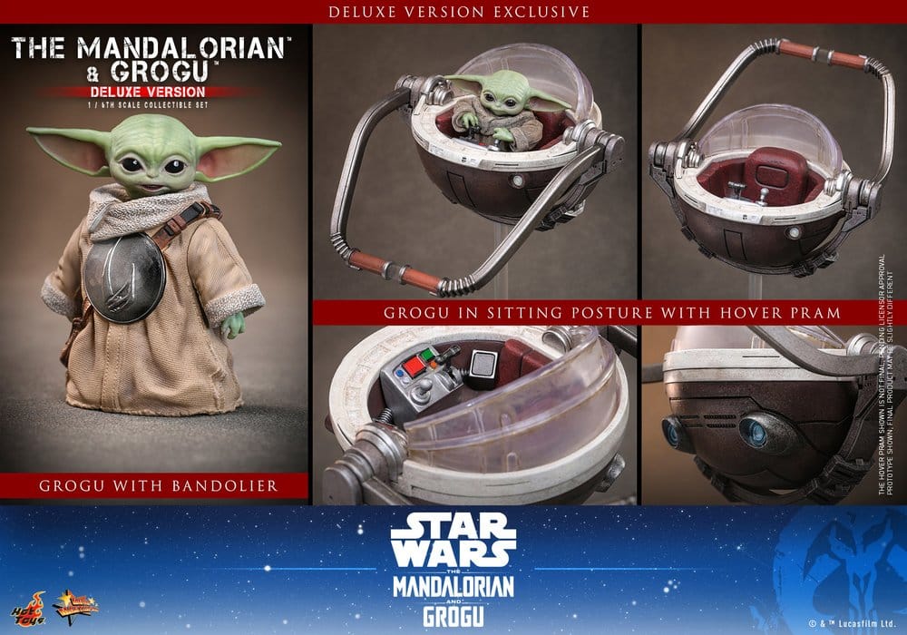 Star Wars: The Mandalorian & Grogu Movie Masterpiece figurine 1/6 The Mandalorian and Grogu (Deluxe Version) 31 cm