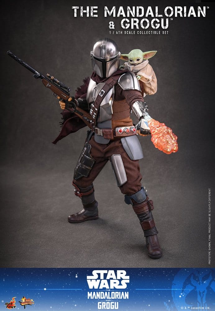 Star Wars: The Mandalorian & Grogu Movie Masterpiece figurine 1/6 The Mandalorian and Grogu 31 cm