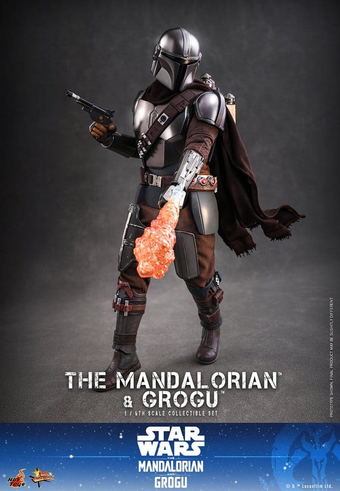 Star Wars: The Mandalorian & Grogu Movie Masterpiece figurine 1/6 The Mandalorian and Grogu 31 cm
