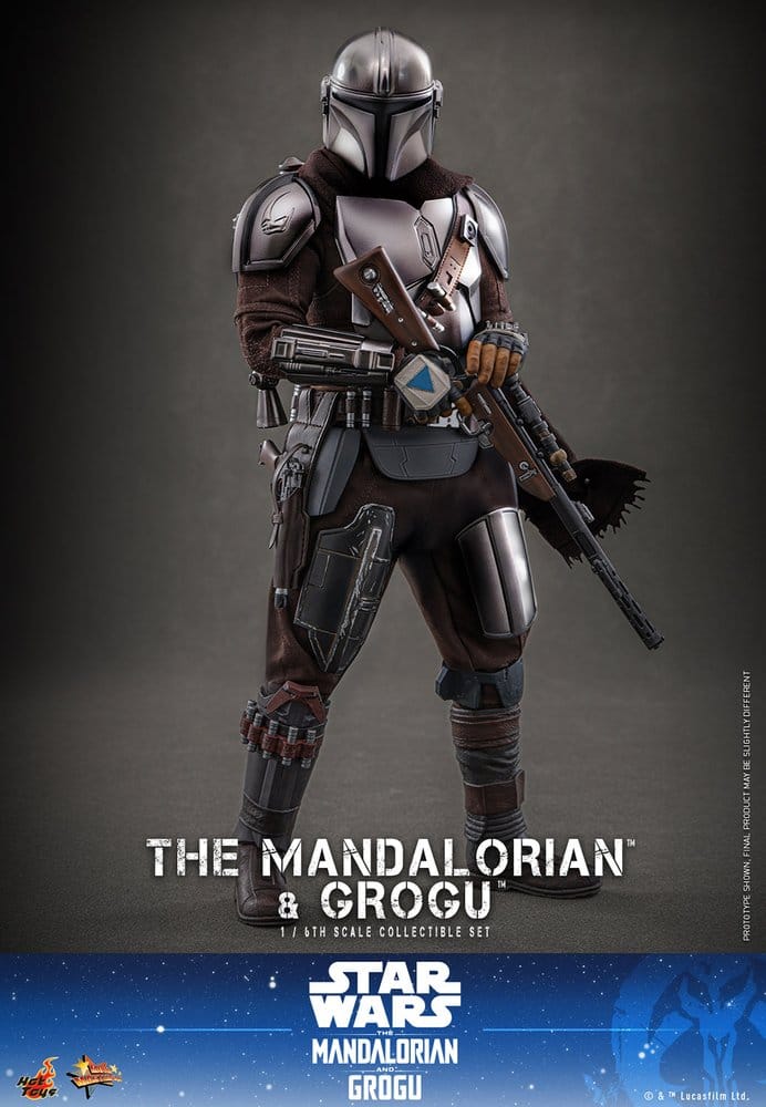 Star Wars: The Mandalorian & Grogu Movie Masterpiece figurine 1/6 The Mandalorian and Grogu 31 cm