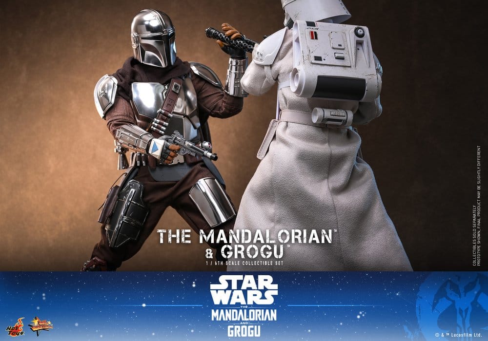 Star Wars: The Mandalorian & Grogu Movie Masterpiece figurine 1/6 The Mandalorian and Grogu 31 cm