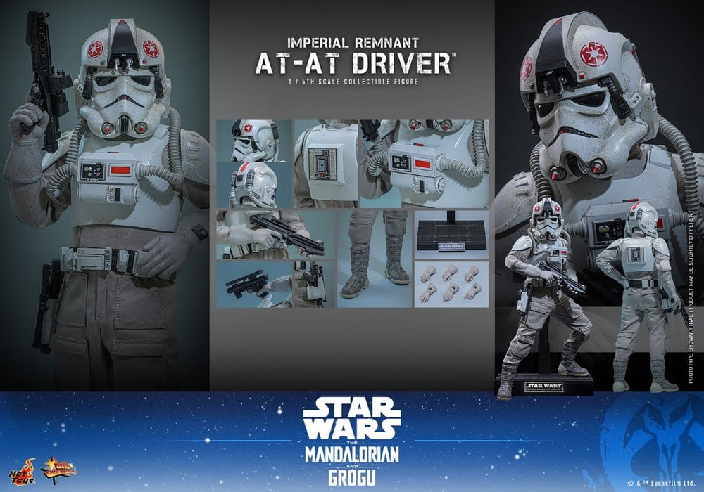 Star Wars Movie Masterpiece figurine 1/6 Imperial Remnant AT-AT Driver 30 cm