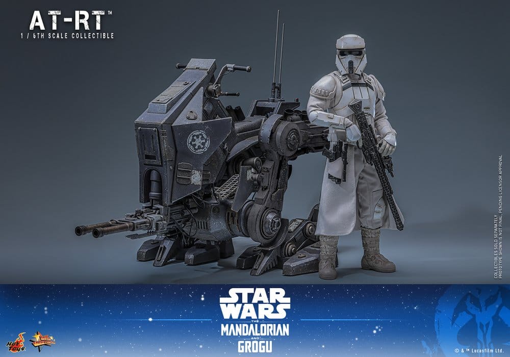 Star Wars: The Mandalorian & Grogu Movie Masterpiece set de figurines 1/6 Imperial Remnant AT-RT Driver & AT-RT 60 cm