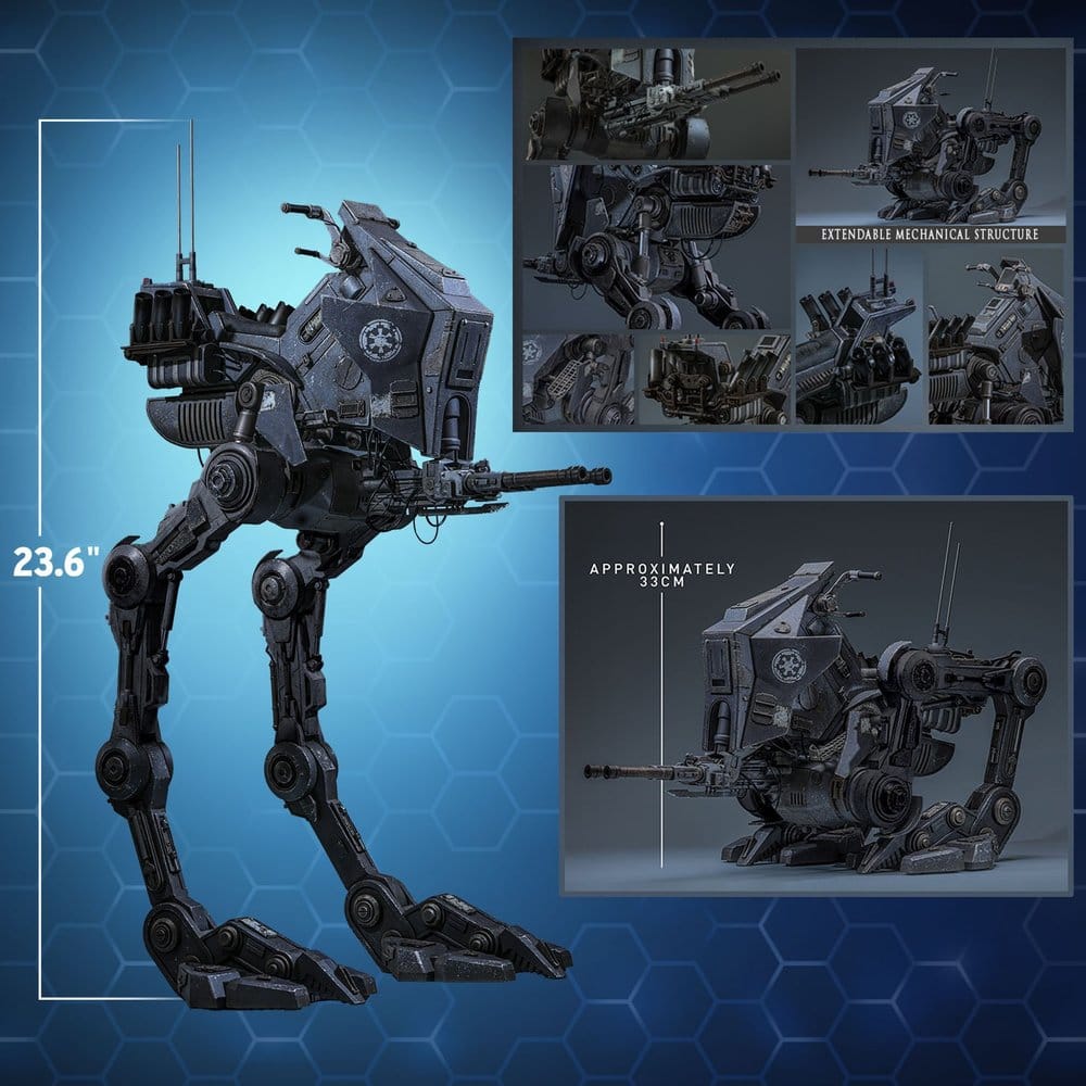 Star Wars: The Mandalorian & Grogu Movie Masterpiece set de figurines 1/6 Imperial Remnant AT-RT Driver & AT-RT 60 cm