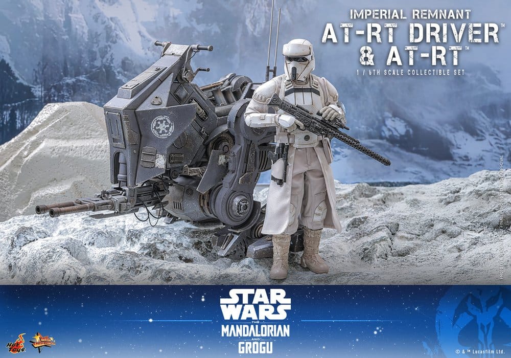 Star Wars: The Mandalorian & Grogu Movie Masterpiece set de figurines 1/6 Imperial Remnant AT-RT Driver & AT-RT 60 cm