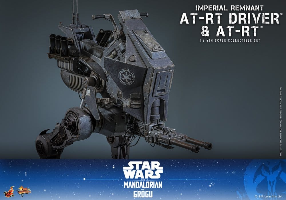 Star Wars: The Mandalorian & Grogu Movie Masterpiece set de figurines 1/6 Imperial Remnant AT-RT Driver & AT-RT 60 cm
