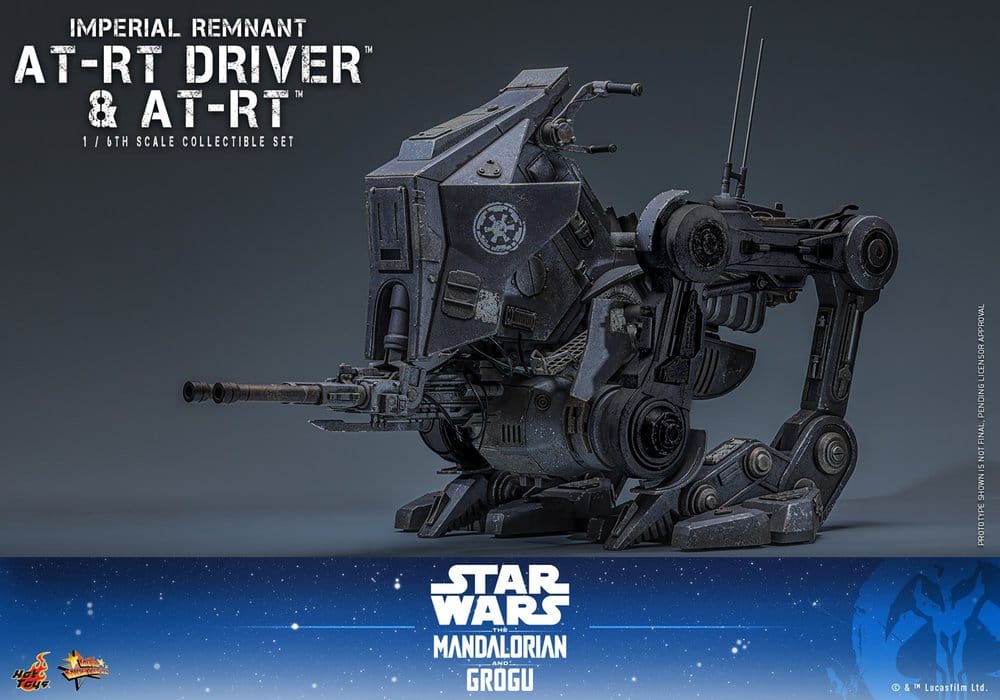 Star Wars: The Mandalorian & Grogu Movie Masterpiece set de figurines 1/6 Imperial Remnant AT-RT Driver & AT-RT 60 cm