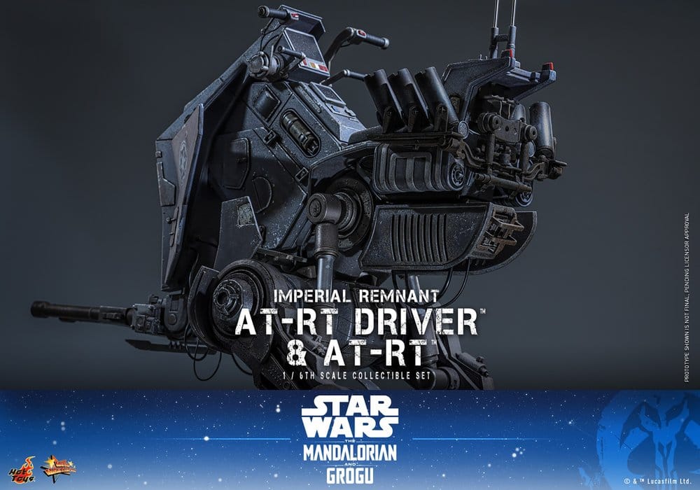 Star Wars: The Mandalorian & Grogu Movie Masterpiece set de figurines 1/6 Imperial Remnant AT-RT Driver & AT-RT 60 cm