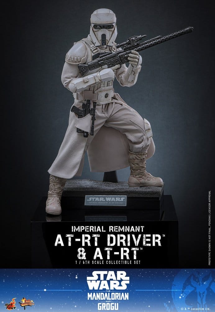 Star Wars: The Mandalorian & Grogu Movie Masterpiece figurine 1/6 Imperial Remnant AT-RT Driver 30 cm