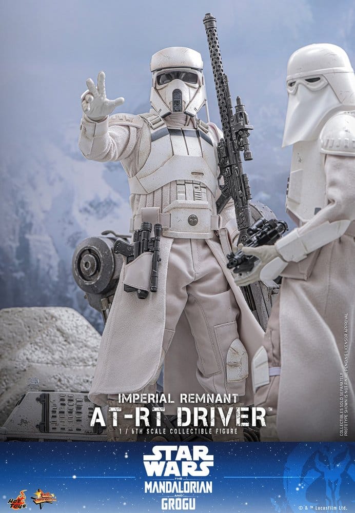 Star Wars: The Mandalorian & Grogu Movie Masterpiece figurine 1/6 Imperial Remnant AT-RT Driver 30 cm