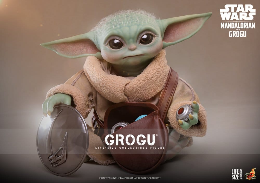 Star Wars: The Mandalorian & Grogu figurine taille réelle Grogu 38 cm