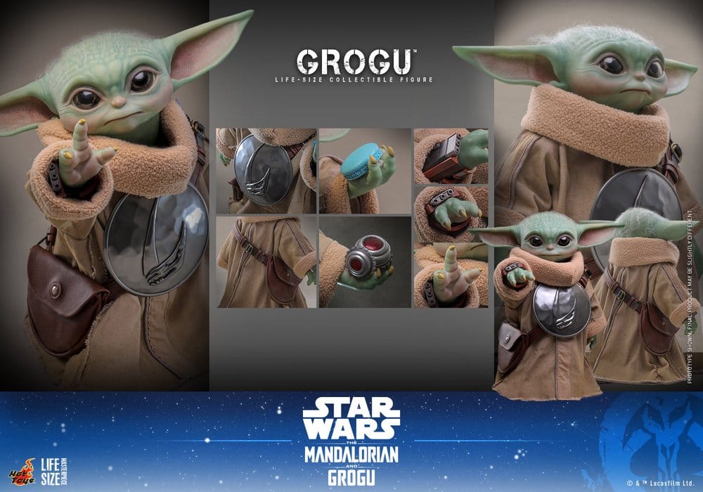 Star Wars: The Mandalorian & Grogu figurine taille réelle Grogu 38 cm
