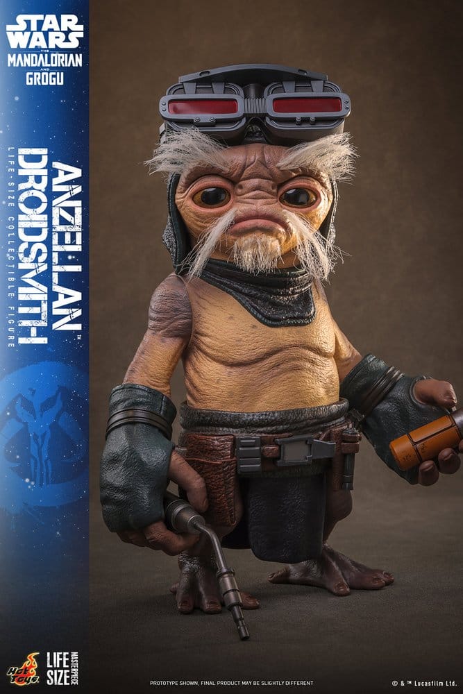 Star Wars: The Mandalorian & Grogu figurine taille réelle Anzellan Droidsmith 27 cm