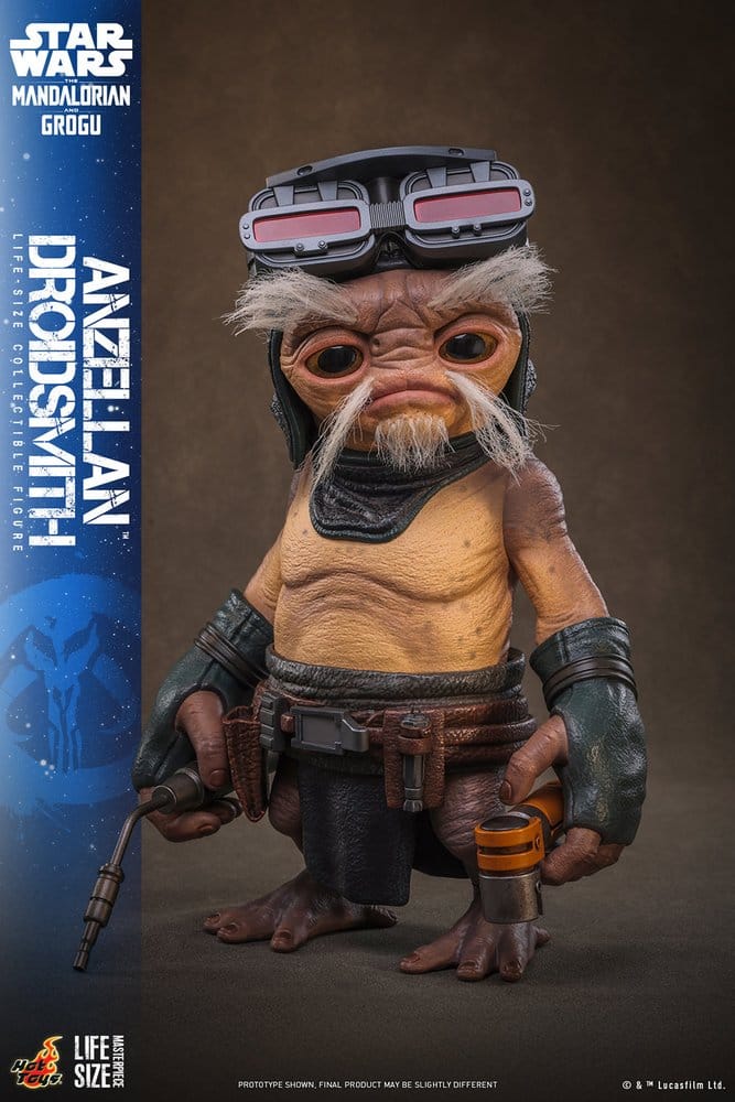 Star Wars: The Mandalorian & Grogu figurine taille réelle Anzellan Droidsmith 27 cm