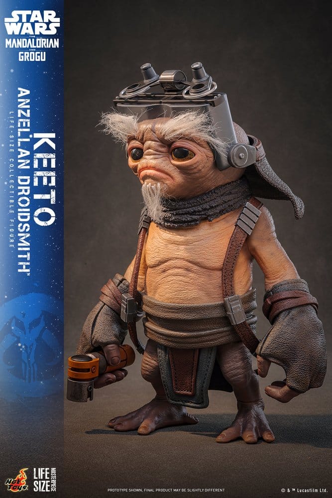 Star Wars: The Mandalorian & Grogu Life-Size Masterpiece figurine taille réelle Keeto (Anzellan Droidsmith) 26 cm