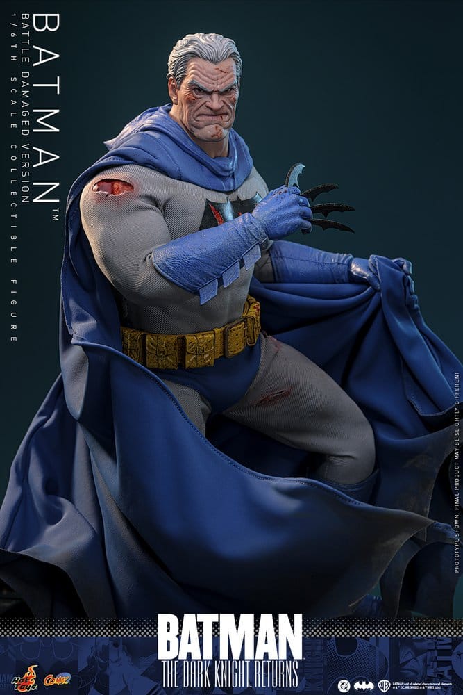 Batman: The Dark Knight Returns figurine Comic Masterpiece 1/6 Batman (Battle Damaged Version) 32 cm