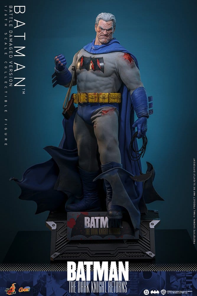 Batman: The Dark Knight Returns figurine Comic Masterpiece 1/6 Batman (Battle Damaged Version) 32 cm