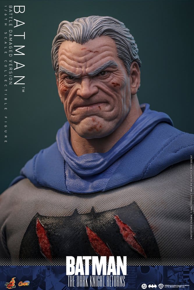 Batman: The Dark Knight Returns figurine Comic Masterpiece 1/6 Batman (Battle Damaged Version) 32 cm