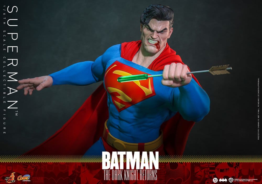 Batman: The Dark Knight Returns figurine Comic Masterpiece 1/6 Superman 34 cm