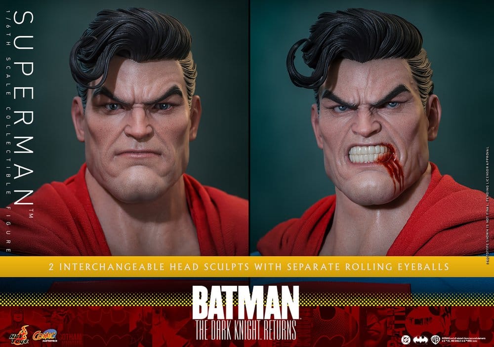 Batman: The Dark Knight Returns figurine Comic Masterpiece 1/6 Superman 34 cm