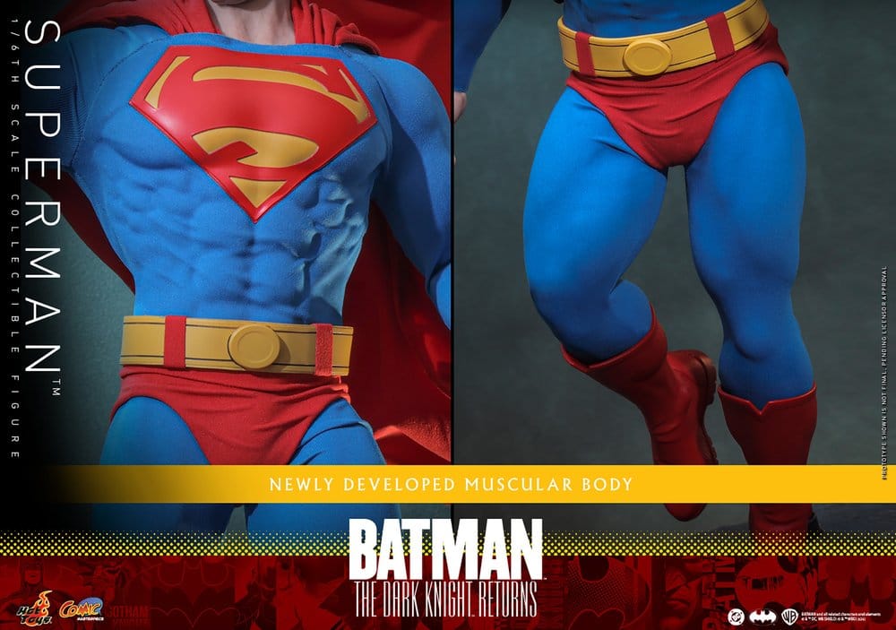 Batman: The Dark Knight Returns figurine Comic Masterpiece 1/6 Superman 34 cm