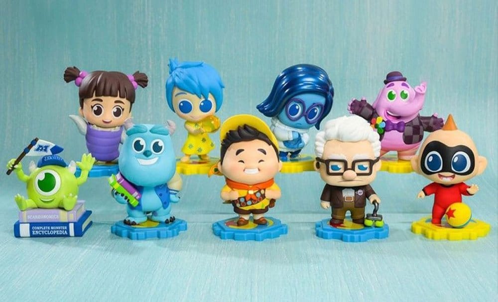 Pixar figurines mini Cosbi 8 cm Blind Box Display (8)