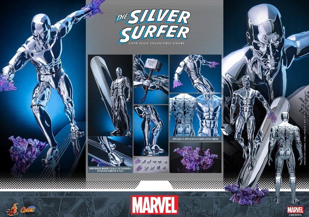 Marvel figurine 1/6 Silver Surfer 32 cm