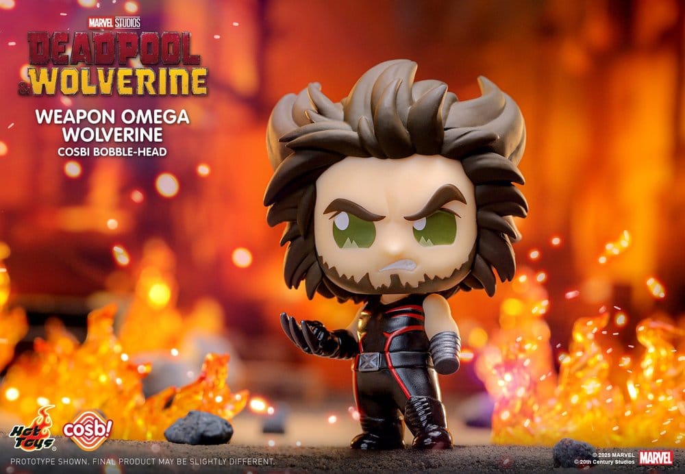 Deadpool & Wolverine Cosbi figurines mini 9 cm Series 2 Blind Box Display (8)