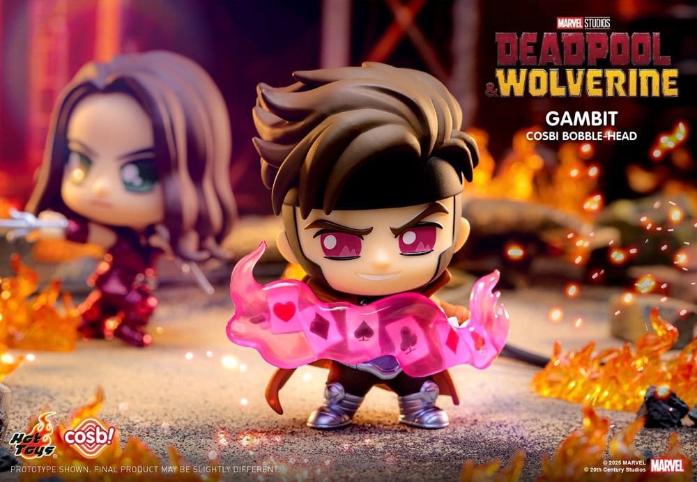 Deadpool & Wolverine Cosbi figurines mini 9 cm Series 2 Blind Box Display (8)
