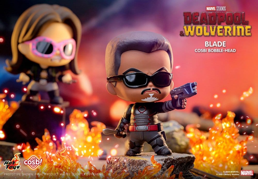 Deadpool & Wolverine Cosbi figurines mini 9 cm Series 2 Blind Box Display (8)