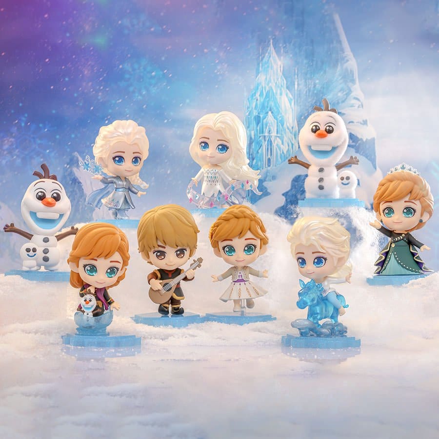 La Reine des neiges figurines mini Cosbi 8 cm Blind Box Display (8)